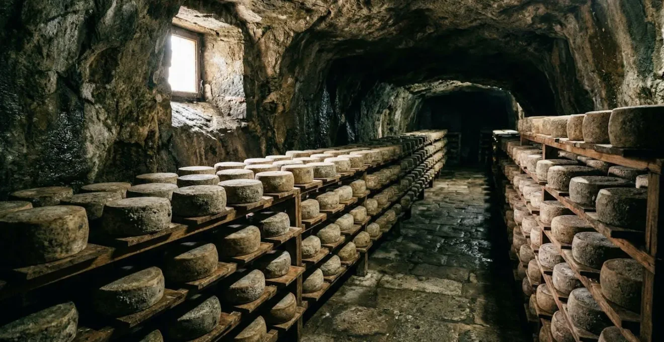 Dettaglio della texture granulosa del Parmigiano Reggiano stagionato 30 mesi